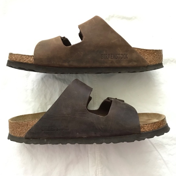 Birkenstock Arizona Oiled Leather Soft Footbed Size 36/Women's 5 - 5.5 Habana - Picture 7 of 16